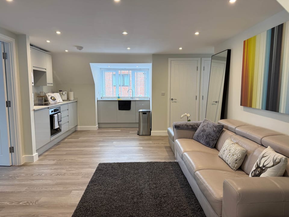 Open plan kitchen area