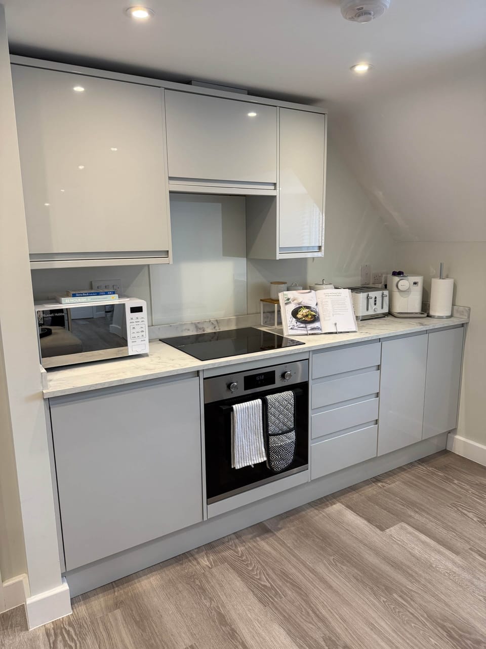 Open plan kitchen area