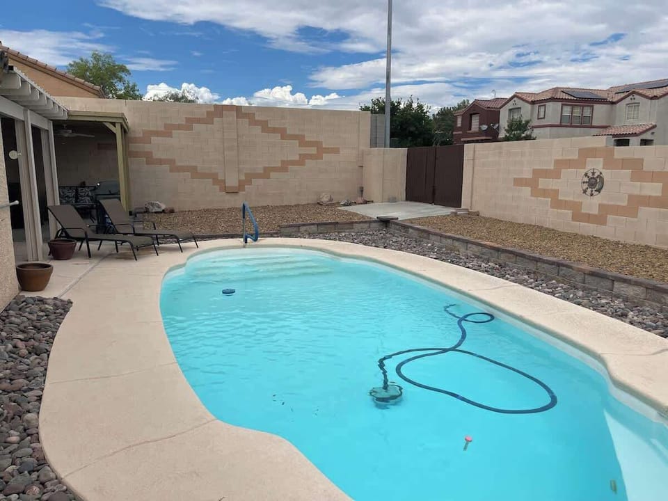 Enjoy our refreshing private pool! Please note: The pool does not have heating capabilities.