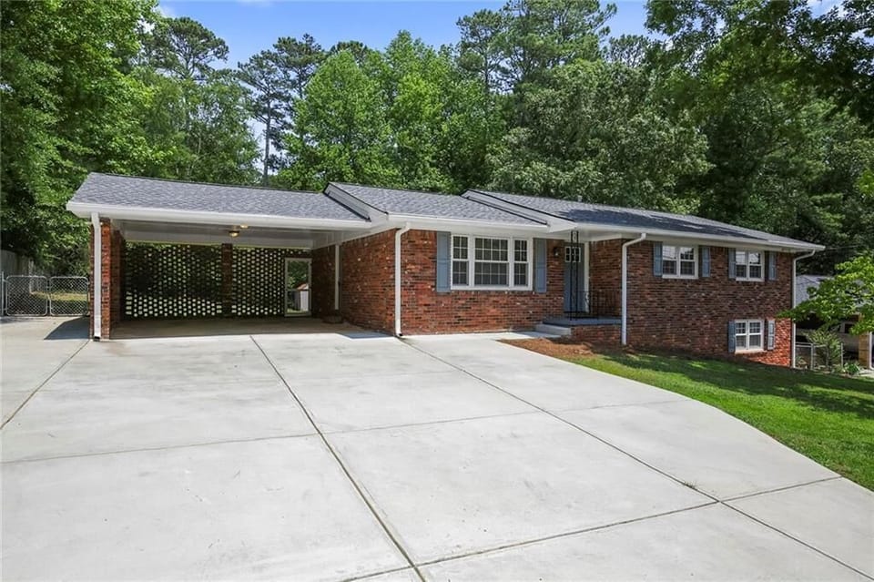 Ample off-street parking available in covered carport and driveway