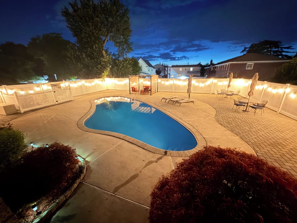 Enjoy fun night swims! 