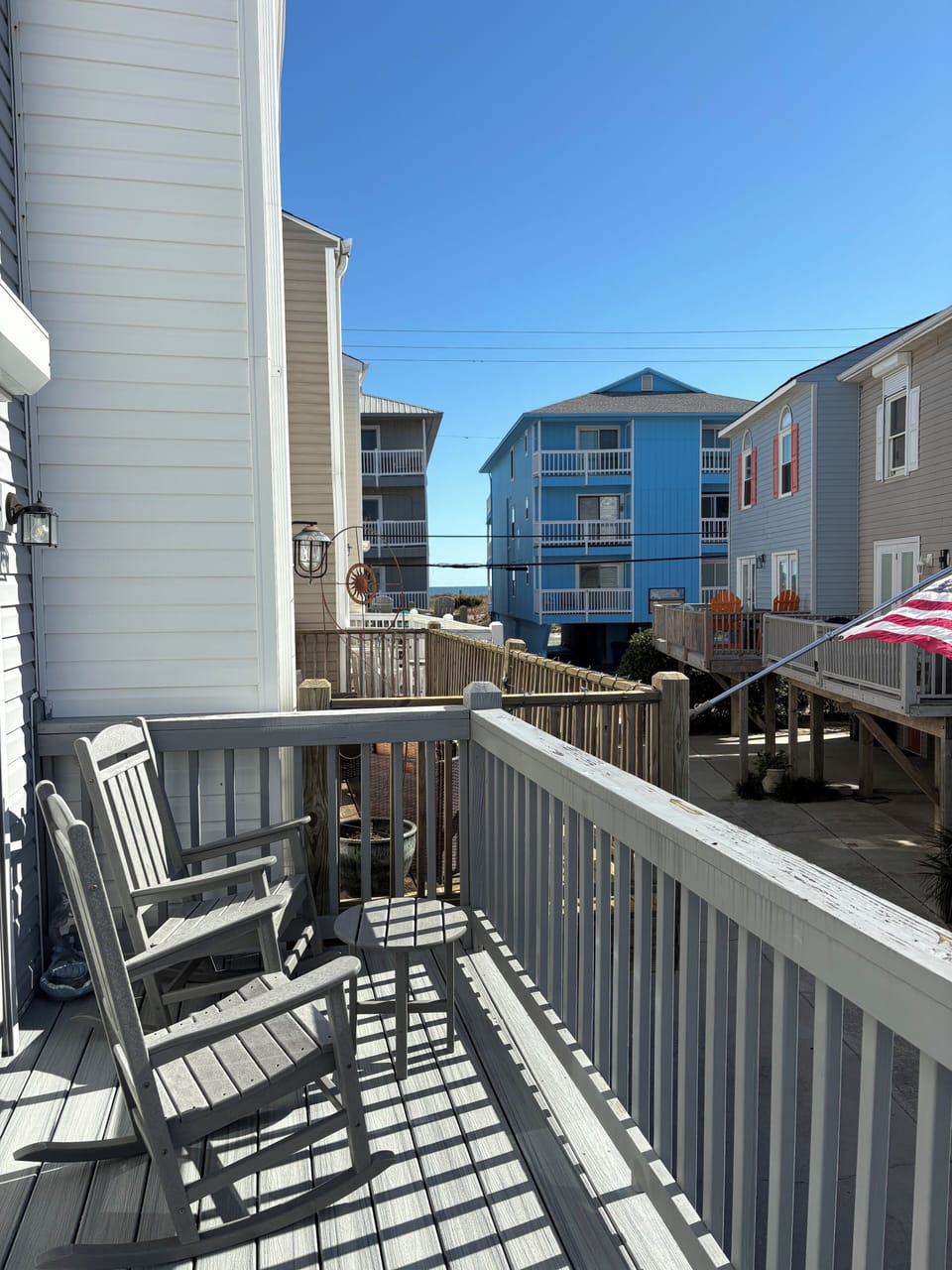 Your ocean view from the balcony