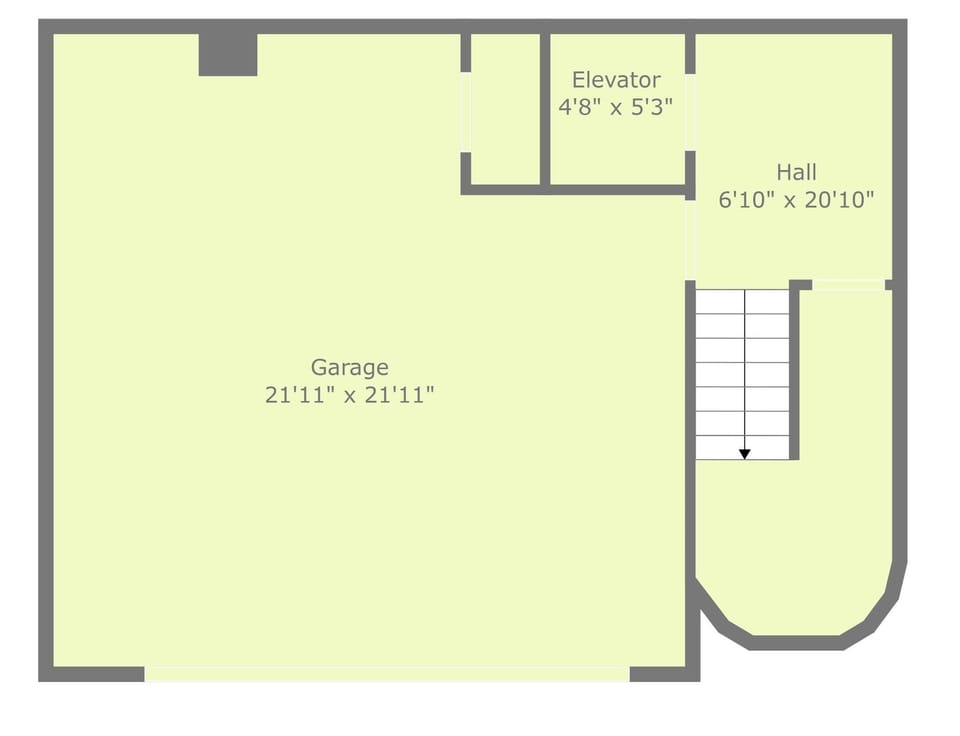 1st floor (elevator unavailable to guests)