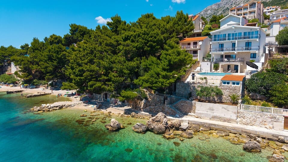 Amazing beachfront location places the villa just 15 meters from the sea.