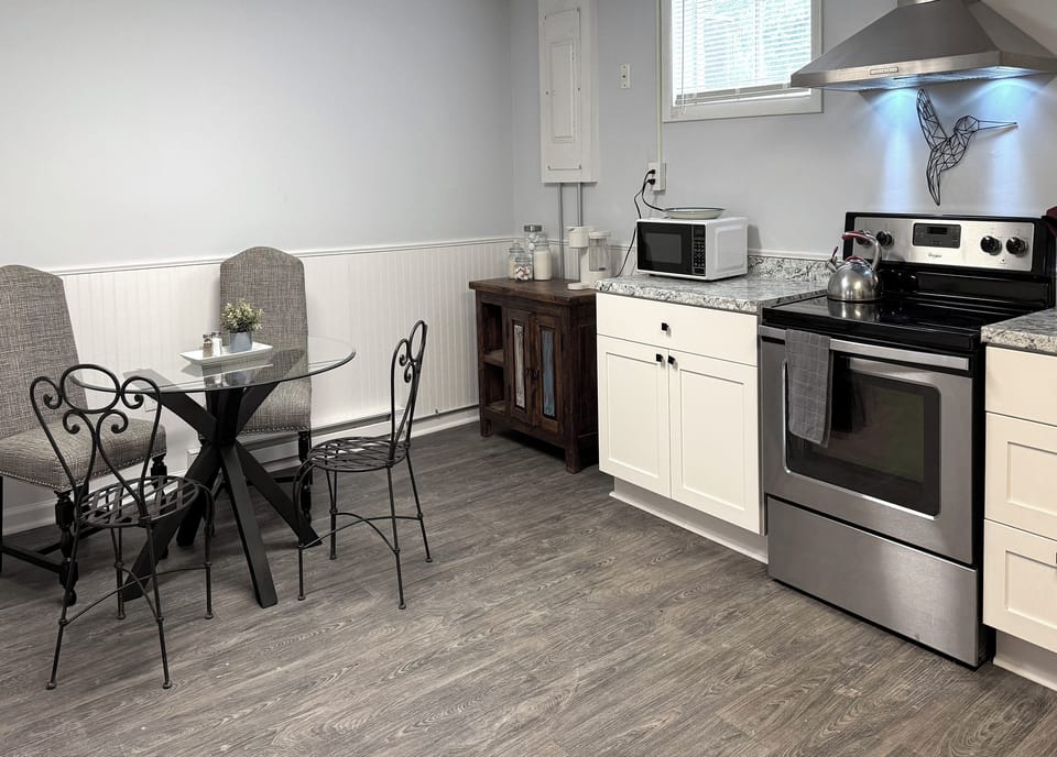 Kitchen and dining area