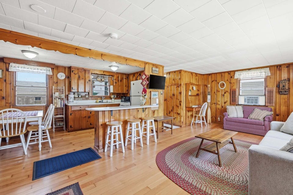 Enjoy a seamless flow between the kitchen, dining, and living areas.