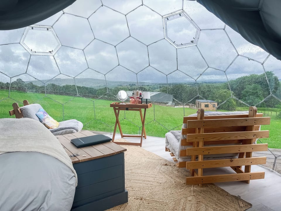 Interior | Pendle Hill Dome - Deerstone Glamping, Clitheroe and the Ribble Valley