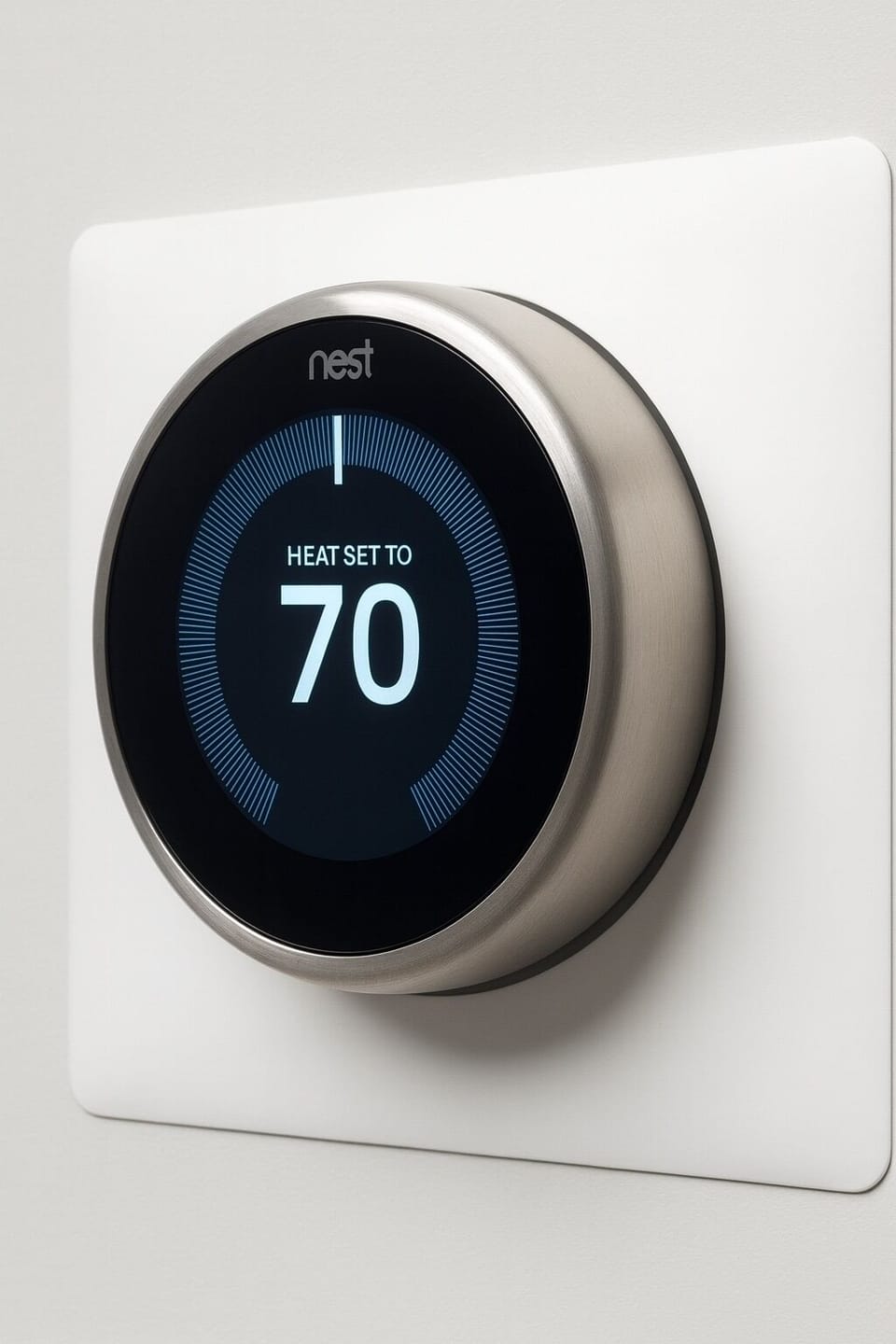 Smart Nest thermostat for easy, personalized comfort throughout your stay