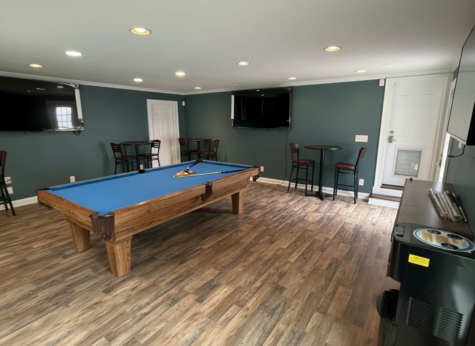 Challenge your friends to a game of pool, enjoy some friendly competition, and create lasting memories in this fun space.