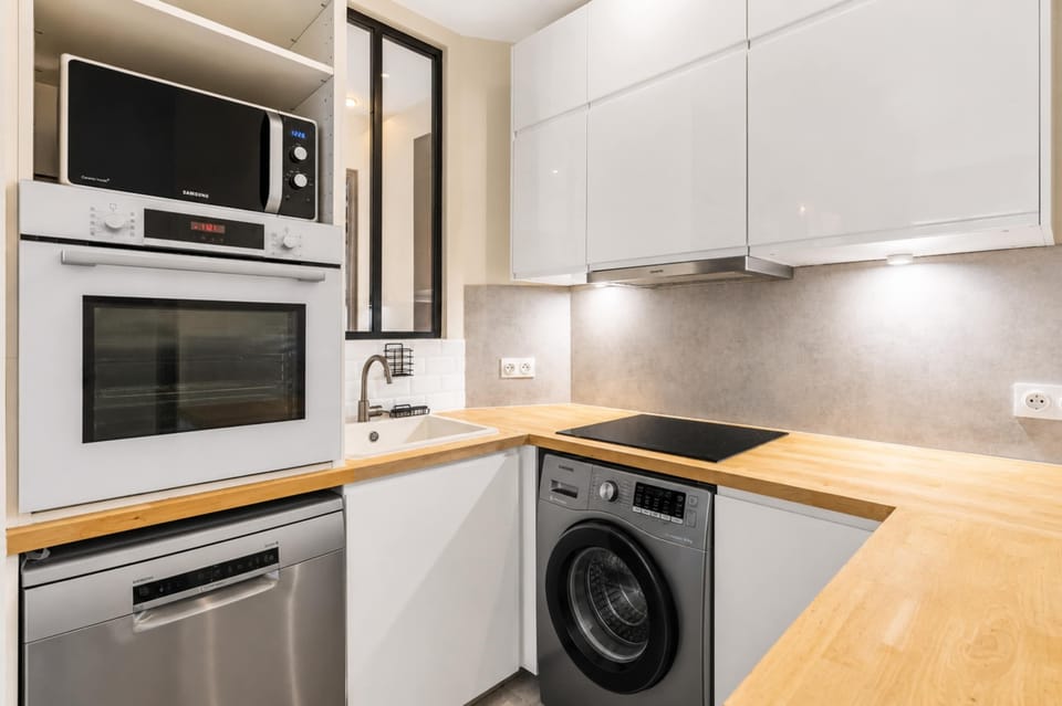 Bright open kitchen