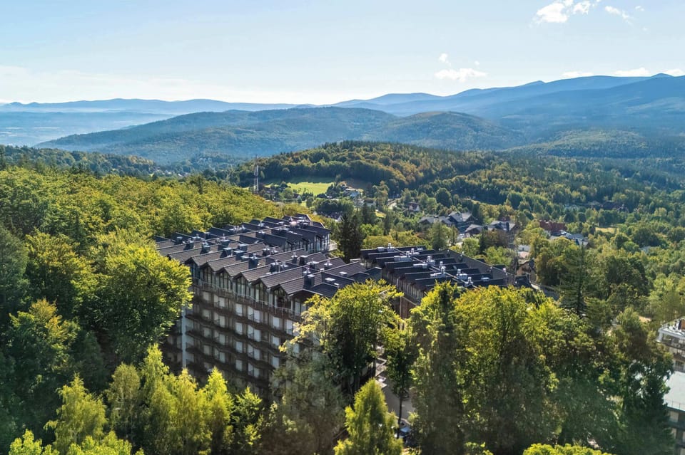 Scenic mountain and forest views showcasing the natural surroundings of the property.