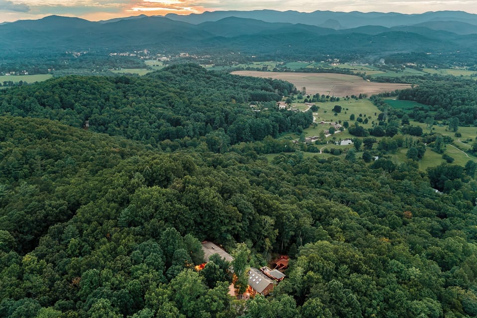 {Private Forest Resort} Tucked into acres of forest with sweeping mountain views, Canopy Club feels completely removed from the everyday.