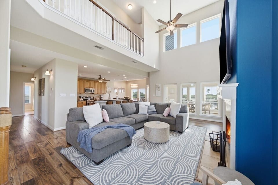 This is the main living room area of the home