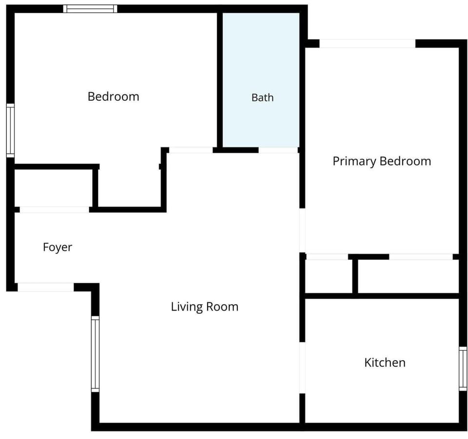 Floor plan to help you visualize your stay and feel at home.