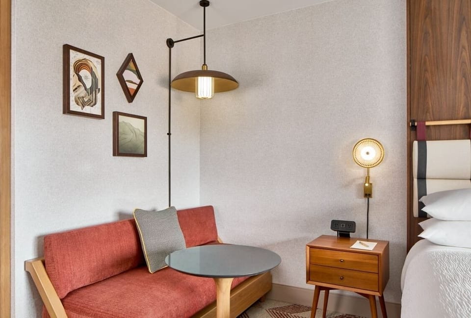 Bedroom. Interior and views may vary based on location and availability