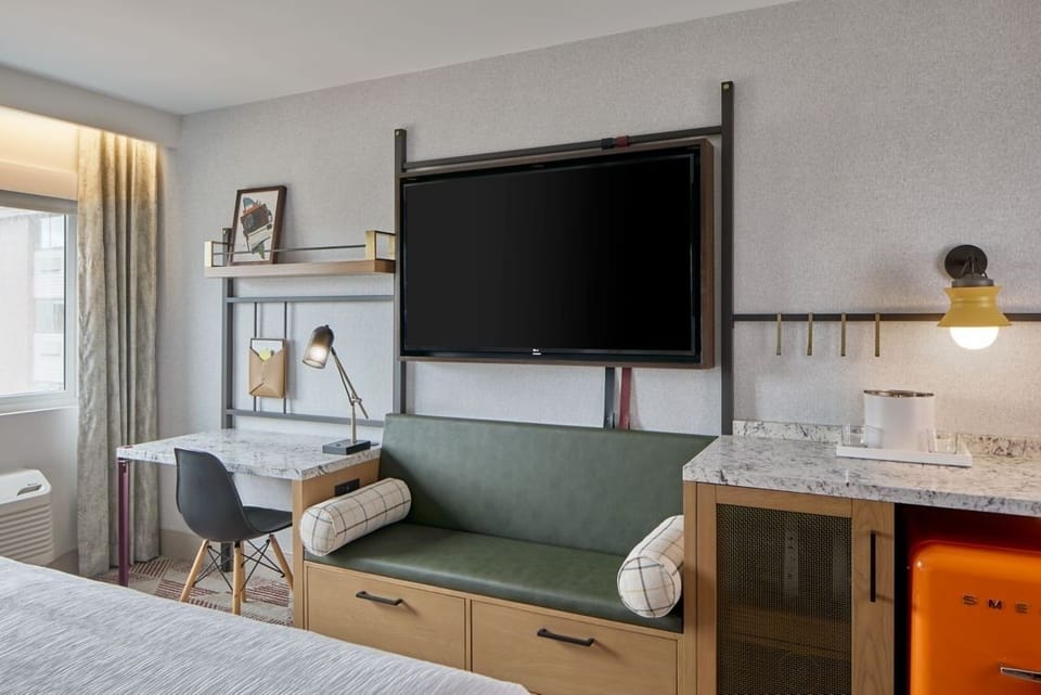 Bedroom. Interior and views may vary based on location and availability