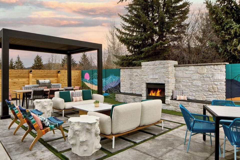 Outdoor seating area