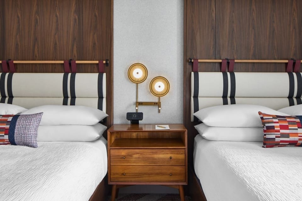 Bedroom. Interior and views may vary based on location and availability