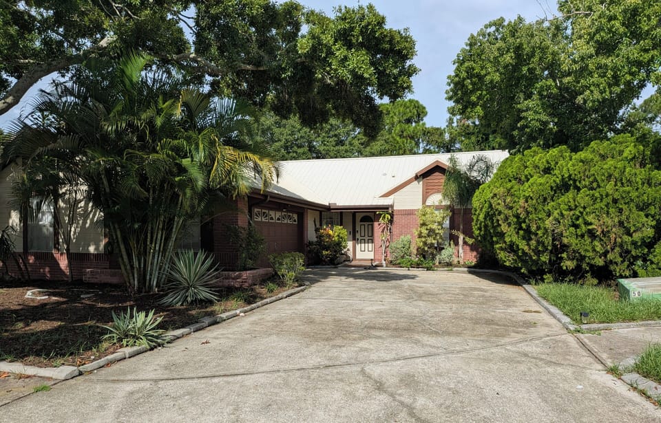 Front of home.