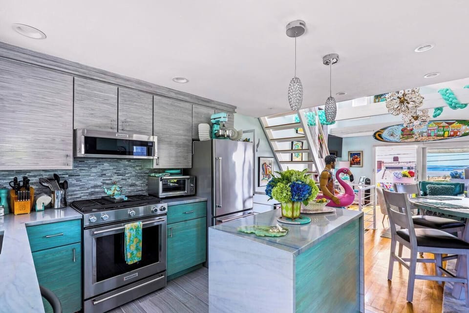A functional kitchen perfect for longer stays.