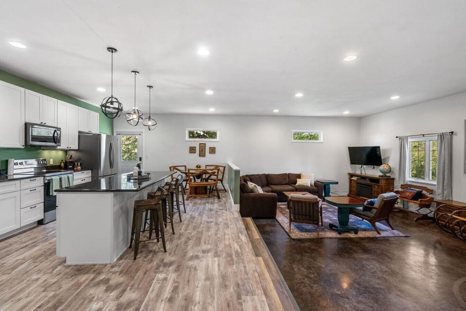Living room and Kitchen