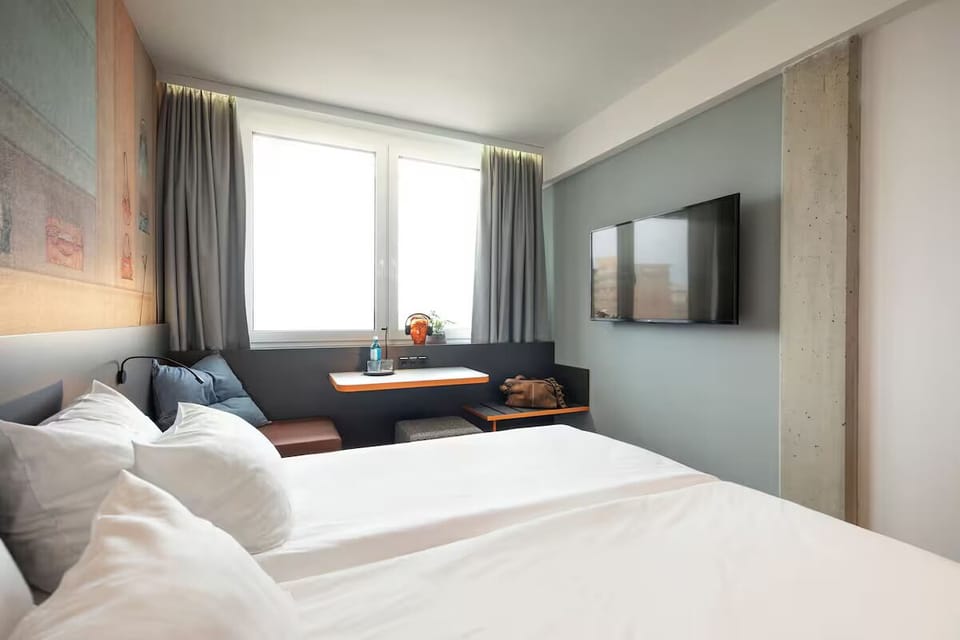 Kick back in bed and enjoy easy TV viewing.