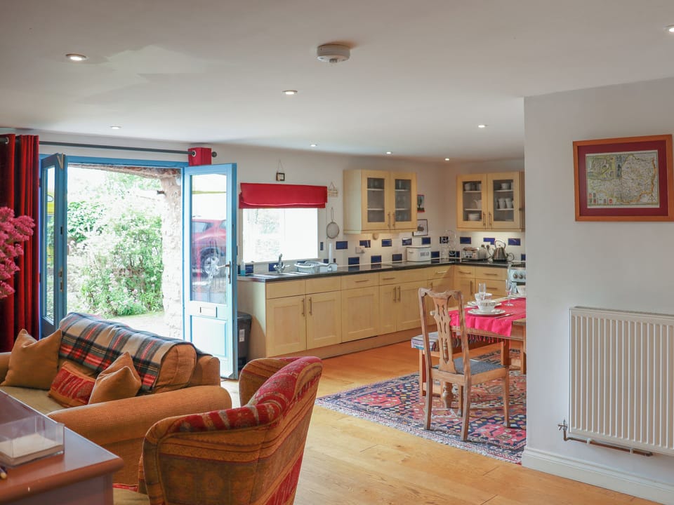 Open plan living space | The Quarry Stables, Cheddar