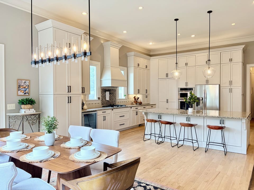 Open-concept gathering space
