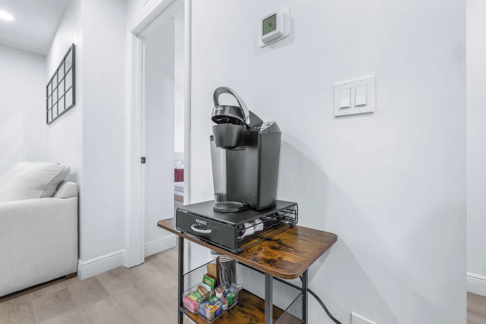 Inviting coffee station for a perfect start to the day