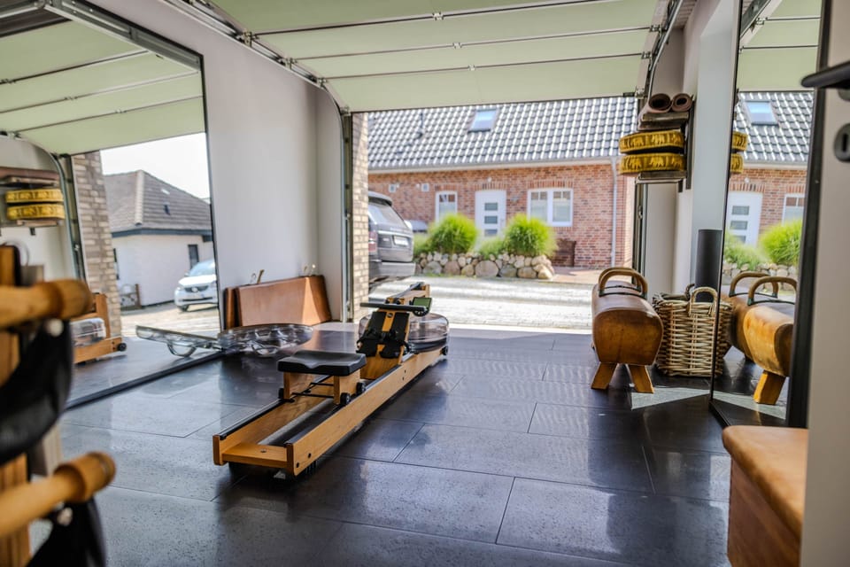 Training equipment in the gym
