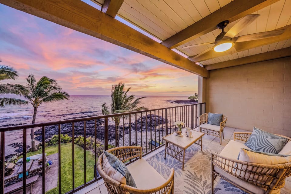 Sunset Lanai With Front Row Ocean Views