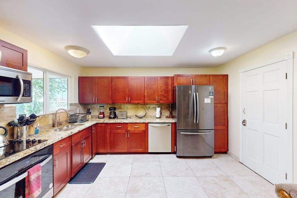 Bright Kitchen With Skylight