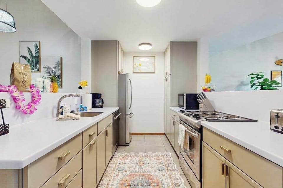 Fully Equipped Kitchen For Home Cooking