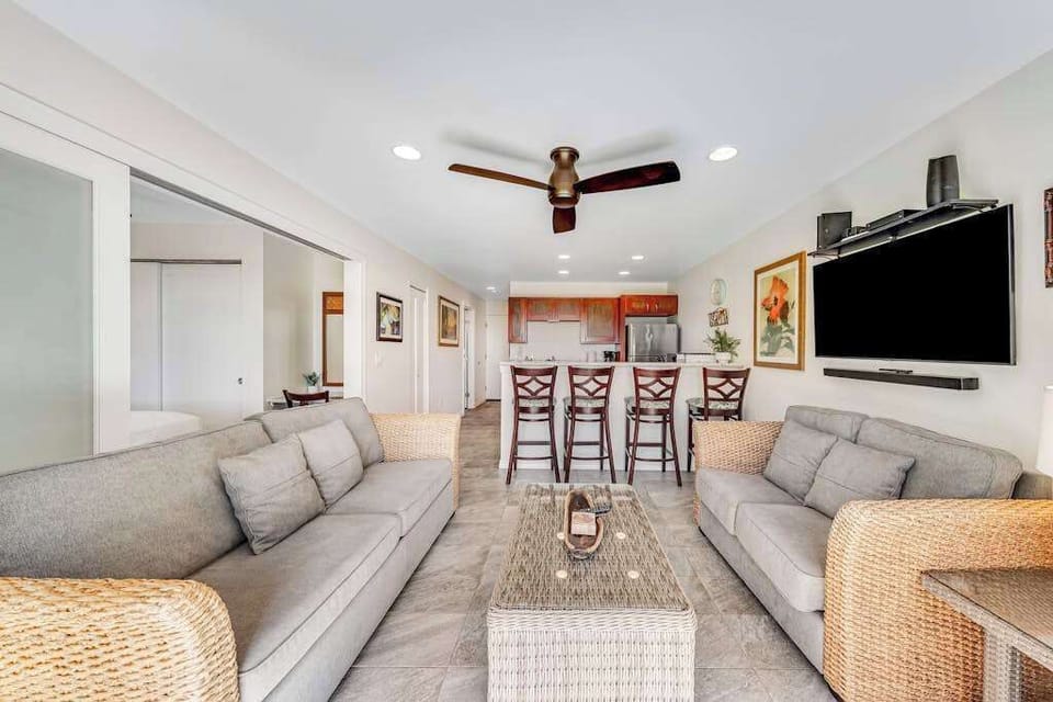 Open concept living area for spending time together