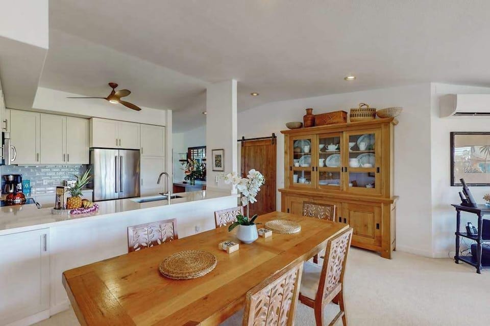 Open Dining With Kitchen Views