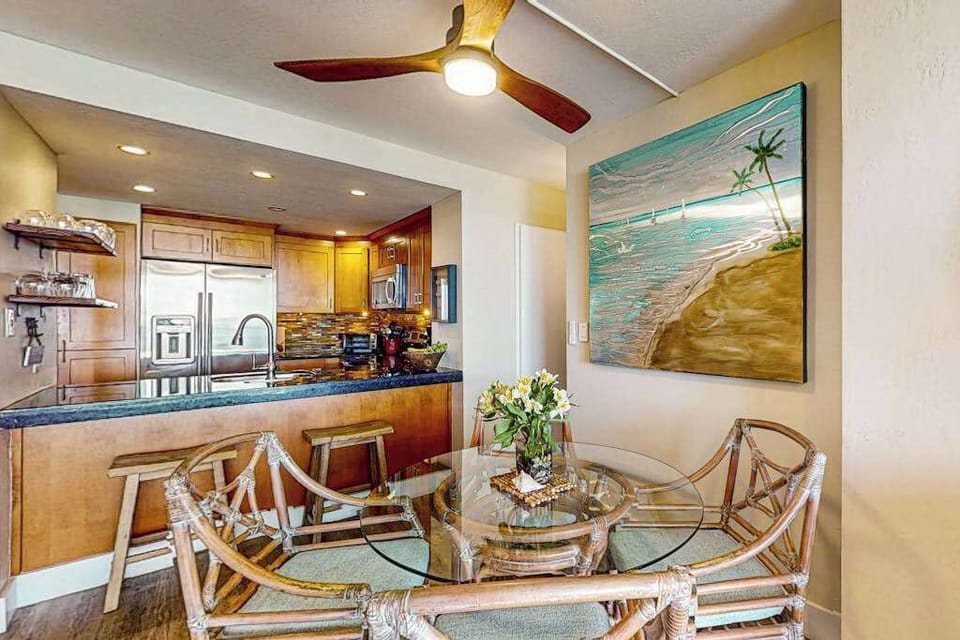Dining room with seating for four.