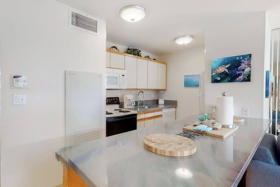 Bright Kitchen Ready For Island Dining