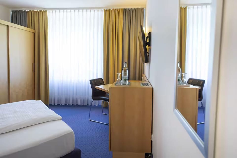 Refresh your routine with mirror space and an uncluttered layout.