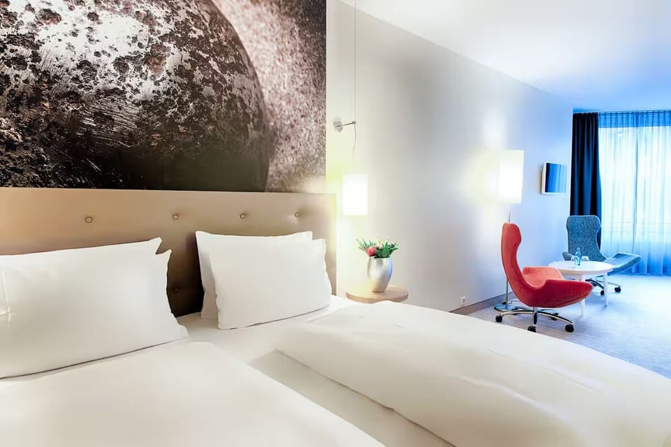 Drift into deep sleep on crisp, cloud-soft linens.