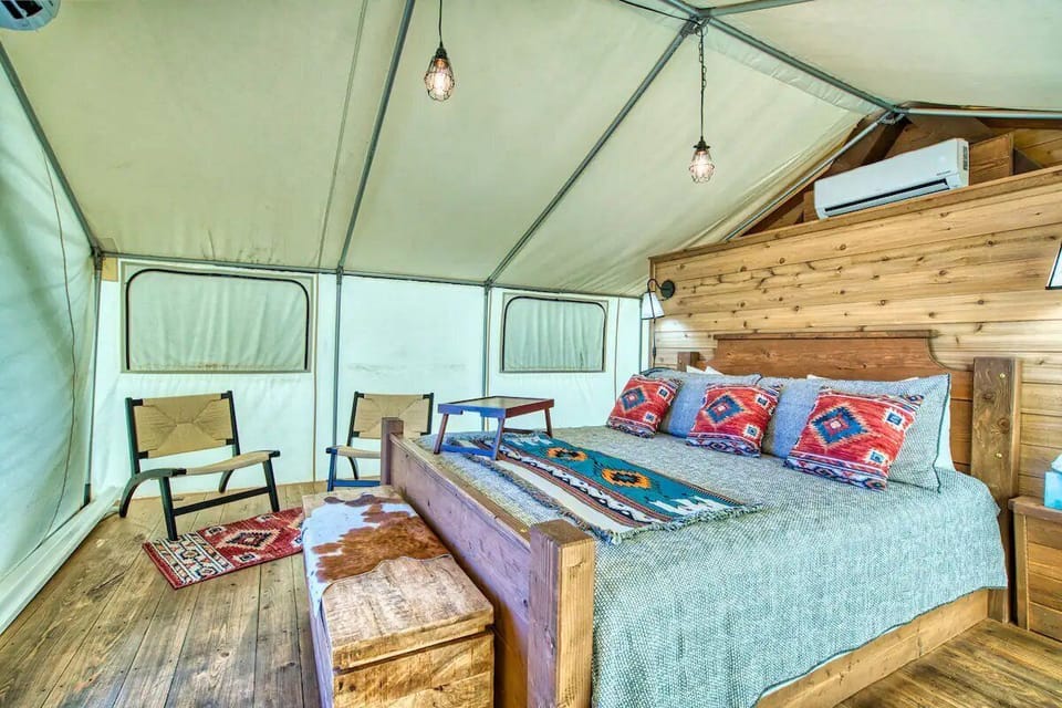 Bedroom. Interior and views may vary based on location and availability.
