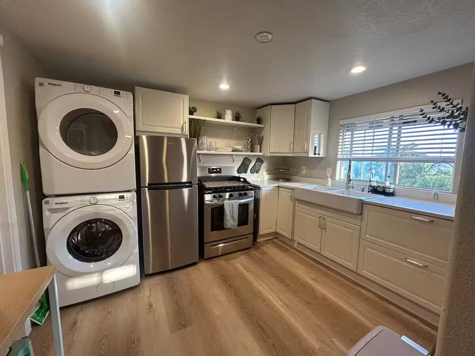 Fully stocked kitchen 
