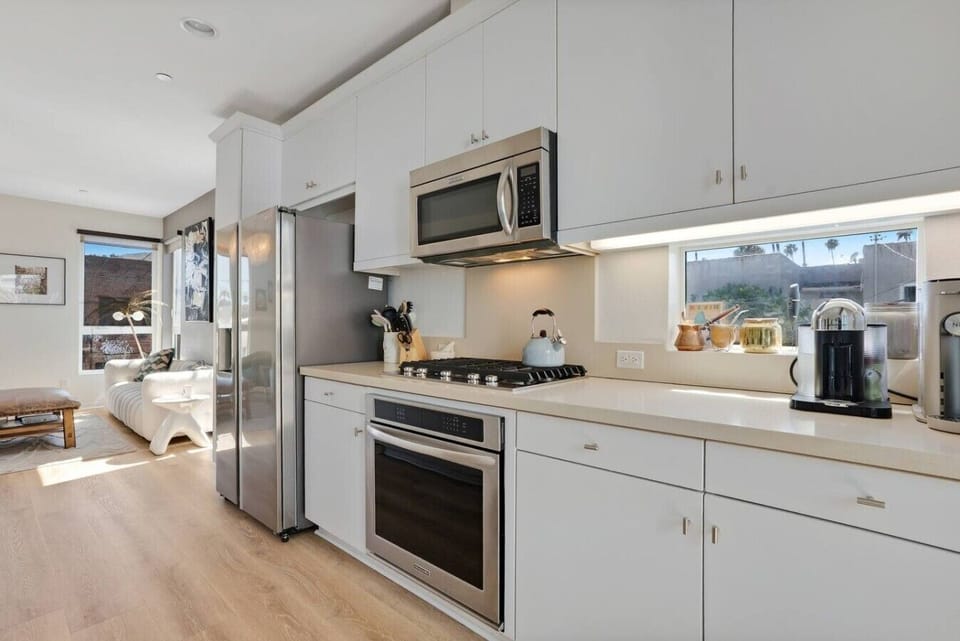 Fully equipped kitchen designed for everyday cooking and extended stays