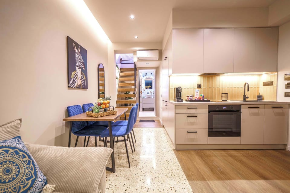 Open Living Space with Kitchen Access