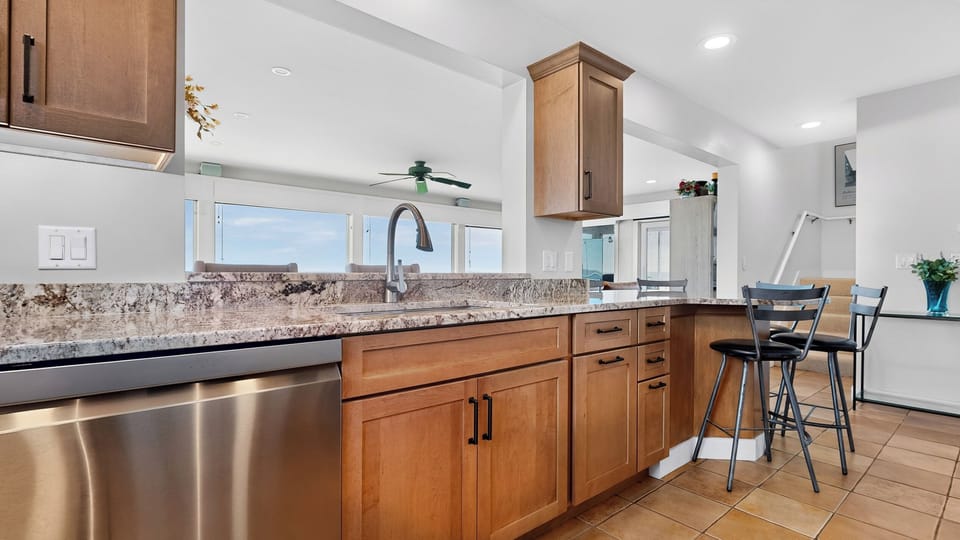 Newly renovated kitchen