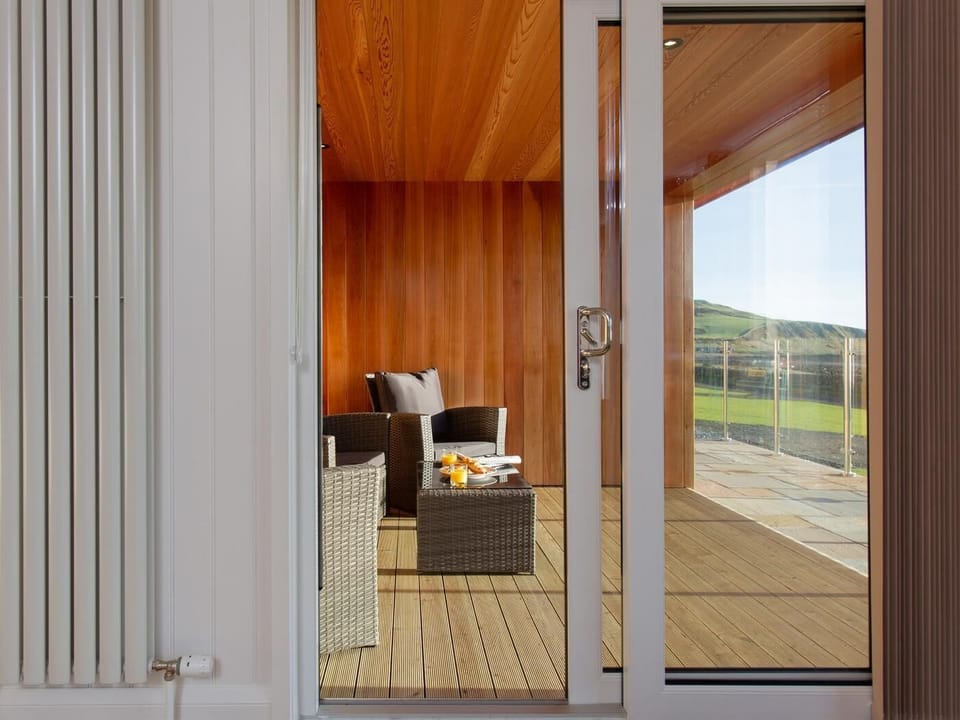 Head onto the decking to watch the sunrise
