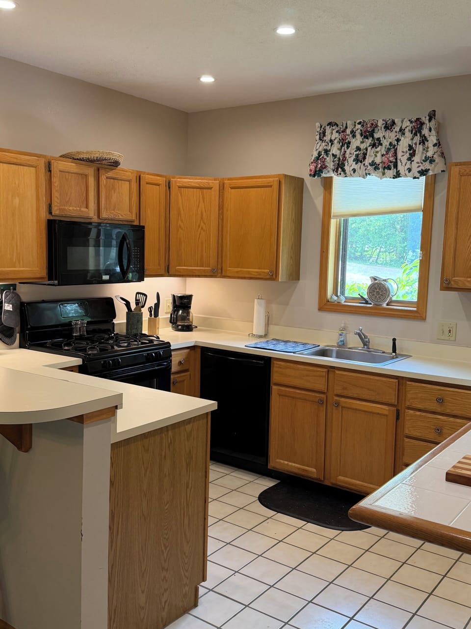 Fully stocked kitchen