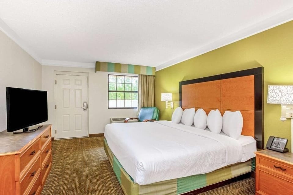 Stretch out in a spacious room with plenty of open floor.