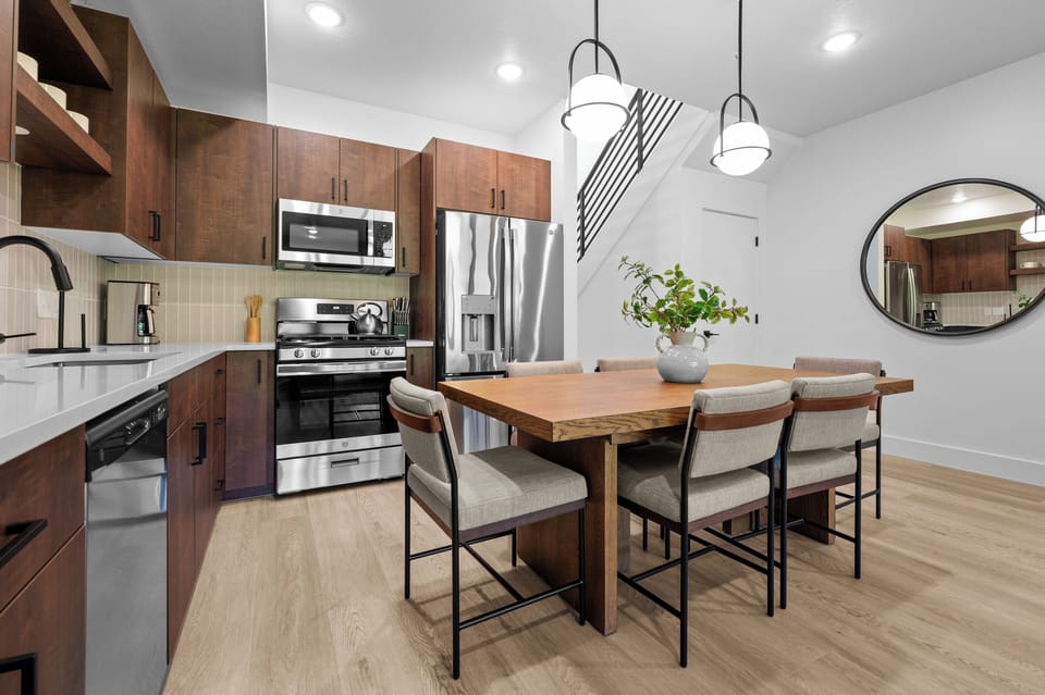 Thoughtfully designed space with room for everyone to connect.