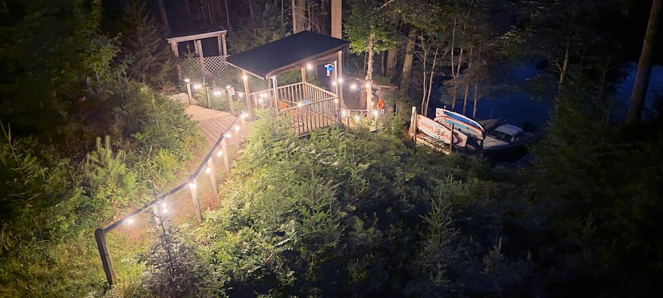 View of Dock From Back Deck