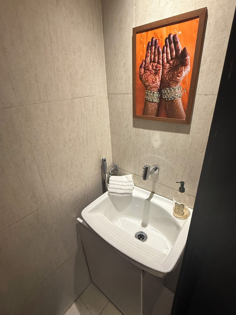 Half bathroom downstairs 